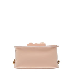 フルラ ミニメトロポリス チェーン ショルダーバッグ ポシェット ピンク レザー レディース Furla 中古