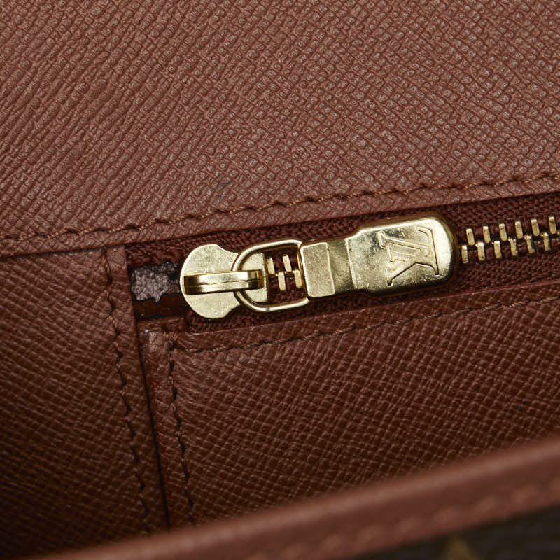 ルイ ヴィトン モノグラム ボルドー24 斜め掛け ショルダーバッグ M51798 ブラウン PVC レザー レディース LOUIS VUITTON 【中古】