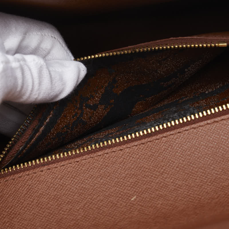 ルイ ヴィトン モノグラム ボルドー24 斜め掛け ショルダーバッグ M51798 ブラウン PVC レザー レディース LOUIS VUITTON 【中古】