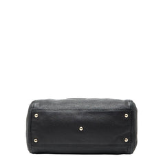 グッチ ソーホー インターロッキングG ショルダーバッグ トートバッグ 282309 ブラック レザー レディース GUCCI 【中古】