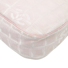 シャネル ニュートラベルライン ワンショルダーバッグ ピンク ナイロン レザー レディース CHANEL 【中古】