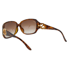 グッチ インターロッキングG スモークグラデーション ラインストーン サングラス GG3592 ブラウン プラスチック レディース GUCCI 【中古】