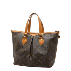 ルイ ヴィトン モノグラム　 パレルモPM ハンドバッグ ショルダーバッグ 2WAY M40145 ブラウン PVC レザー レディース LOUIS VUITTON 【中古】
