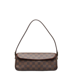 ルイ ヴィトン ダミエ レコレータ ショルダーバッグ ハンドバッグ N51299 ブラウン PVC レザー レディース LOUIS VUITTON 中古