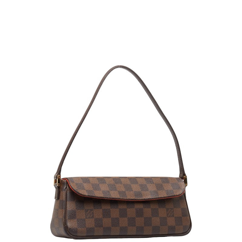 ルイ ヴィトン ダミエ レコレータ ショルダーバッグ ハンドバッグ N51299 ブラウン PVC レザー レディース LOUIS VUITTON 【中古】