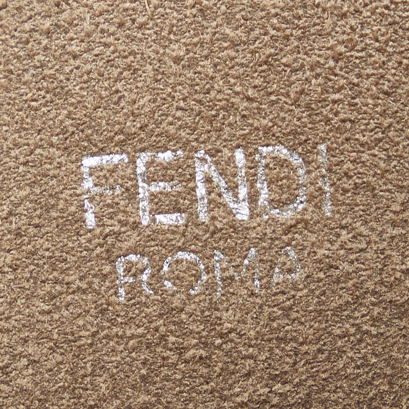 フェンディ エフイズ トートバッグ ショルダーバッグ 8BH348 グレージュ レザー レディース FENDI 【中古】