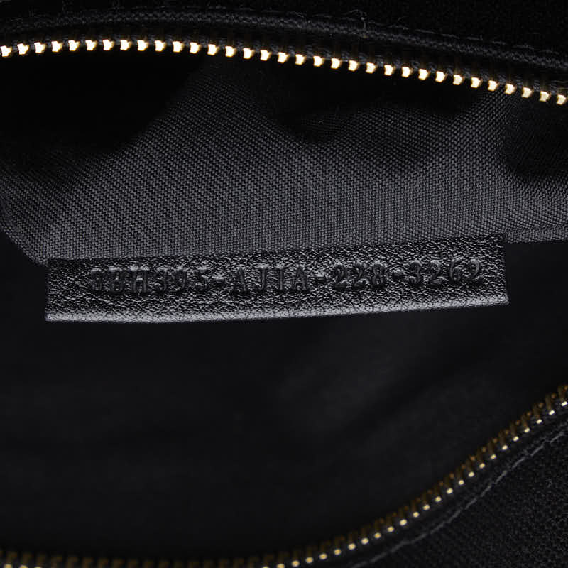 フェンディ ×VERSACA ヴェルサーチ FENDACE フェンダーチェ ラ メデューサ 総柄 トートバッグ ショルダーバッグ 2WAY 8BH395 ブラック イエロー キャンバス レディース FENDI 【中古】