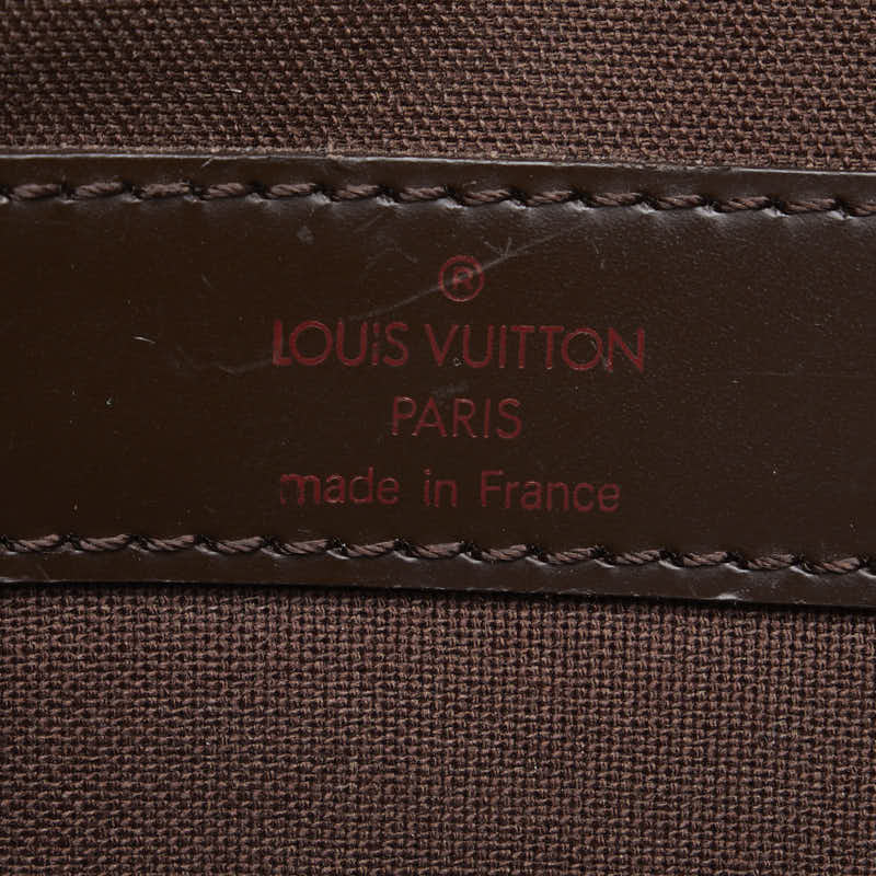 ルイ ヴィトン ダミエ ナヴィグリオ 斜め掛け ショルダーバッグ N45255 ブラウン PVC レザー レディース LOUIS VUITTON 【中古】