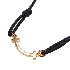 ティファニー Tスマイル ブレスレット K18YG イエローゴールド レディース TIFFANY&Co. 【中古】