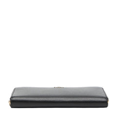 フルラ - ラウンドファスナー 長財布 ブラック レザー レディース Furla 【中古】