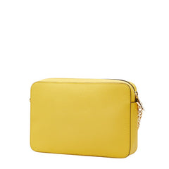 マイケルコース 斜め掛け ショルダーバッグ イエロー レザー レディース Michael Kors 【中古】