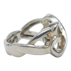 ティファニー ダブルラビングハート リング 指輪 SV925 シルバー レディース TIFFANY&Co. 【中古】