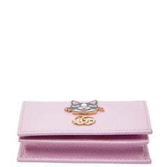 グッチ GGマーモント ボスコ 二つ折り財布 コンパクトウォレット 499325 ピンク レザー レディース GUCCI 【中古】
