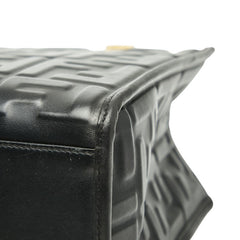 フェンディ サンシャイン スモール トートバッグ ハンドバッグ 8BH394 ブラック レザー レディース FENDI 【中古】
