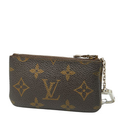 ルイ ヴィトン モノグラム ポシェット クレ コインケース キーケース 小銭入れ M62650 ブラウン PVC レザー レディース LOUIS VUITTON 【中古】