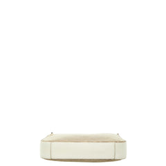 グッチ チェーン ワンショルダーバッグ 001 3873 3754 ベージュ ホワイト キャンバス レザー レディース GUCCI 【中古】