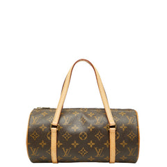 ルイ ヴィトン モノグラム パピヨン26 ハンドバッグ M51366 ブラウン PVC レザー レディース LOUIS VUITTON 【中古】