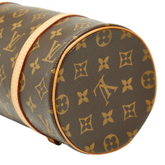 ルイ ヴィトン モノグラム パピヨン26 ハンドバッグ M51366 ブラウン PVC レザー レディース LOUIS VUITTON 【中古】