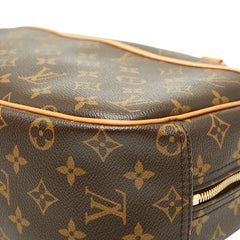 ルイ ヴィトン モノグラム トゥルーヴィル ハンドバッグ M42228 ブラウン PVC レザー レディース LOUIS VUITTON 【中古】