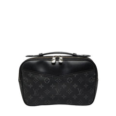 ルイ ヴィトン モノグラム エクリプス ボディバッグ ウエストバッグ M42906 ブラック PVC レザー レディース LOUIS VUITTON 【中古】