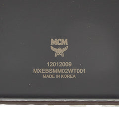 エム シー エム ラビット iPhone 11 pro MAX 対応 iPhoneケース スマホケース ブラウン ホワイト ブラック PVC レザー レディース MCM 【中古】