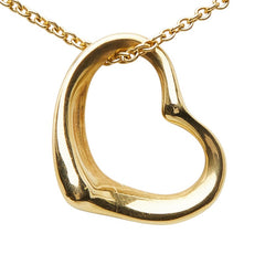ティファニー オープンハート ネックレス K18YG イエローゴールド レディース TIFFANY&Co. 中古