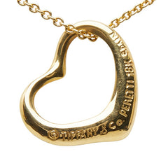 ティファニー オープンハート ネックレス K18YG イエローゴールド レディース TIFFANY&Co. 中古