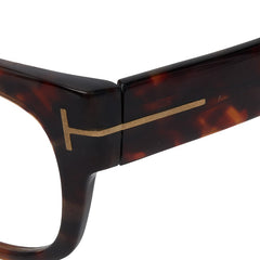 トムフォード レギュラーフィット メガネ 眼鏡 度入り TF5040 180 ブラウン プラスチック メンズ TOM FORD 【中古】