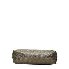 グッチ GGインプリメ ハンドバッグ トートバッグ 211138 ゴールド PVC レザー レディース GUCCI 中古