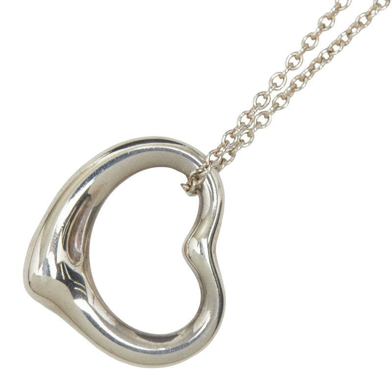 ティファニー オープンハート ネックレス シルバー SV925 シルバー レディース TIFFANY&Co. 【中古】