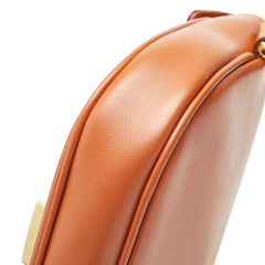 トッズ Tタイムレス ショルダーバッグ ブラウン レザー レディース TOD’S 中古