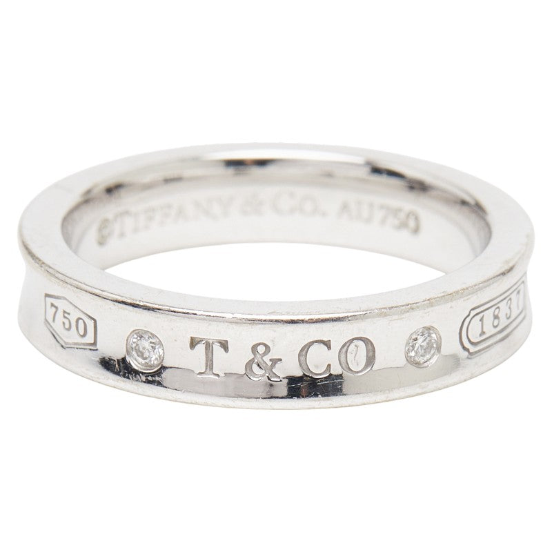 ティファニー 1837 ナローリング リング 指輪 K18WG ホワイトゴールド レディース TIFFANY&Co. 中古