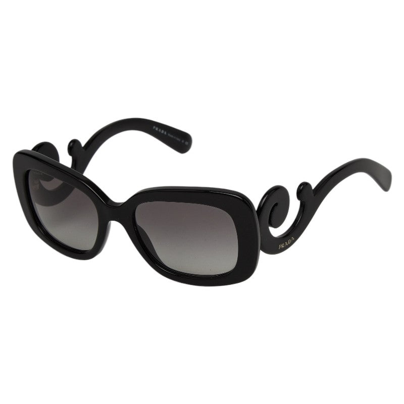 プラダ ロゴ サングラス SPR270 ブラック プラスチック レディース PRADA 【中古】