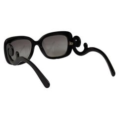プラダ ロゴ サングラス SPR270 ブラック プラスチック レディース PRADA 【中古】