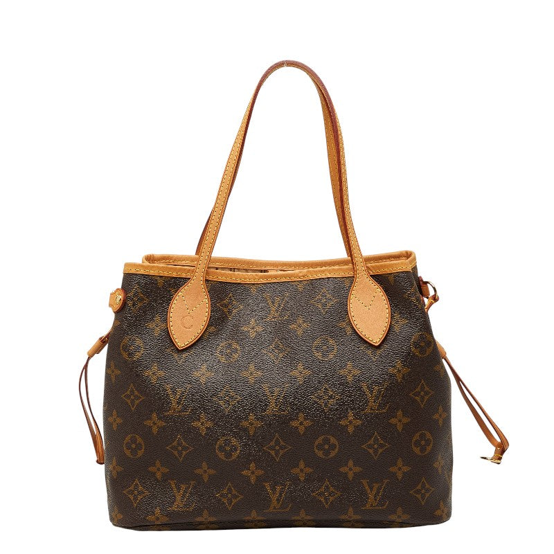 ルイ ヴィトン モノグラム ネヴァーフルPM ハンドバッグ トートバッグ M40155 ブラウン PVC レザー レディース LOUIS VUITTON 【中古】