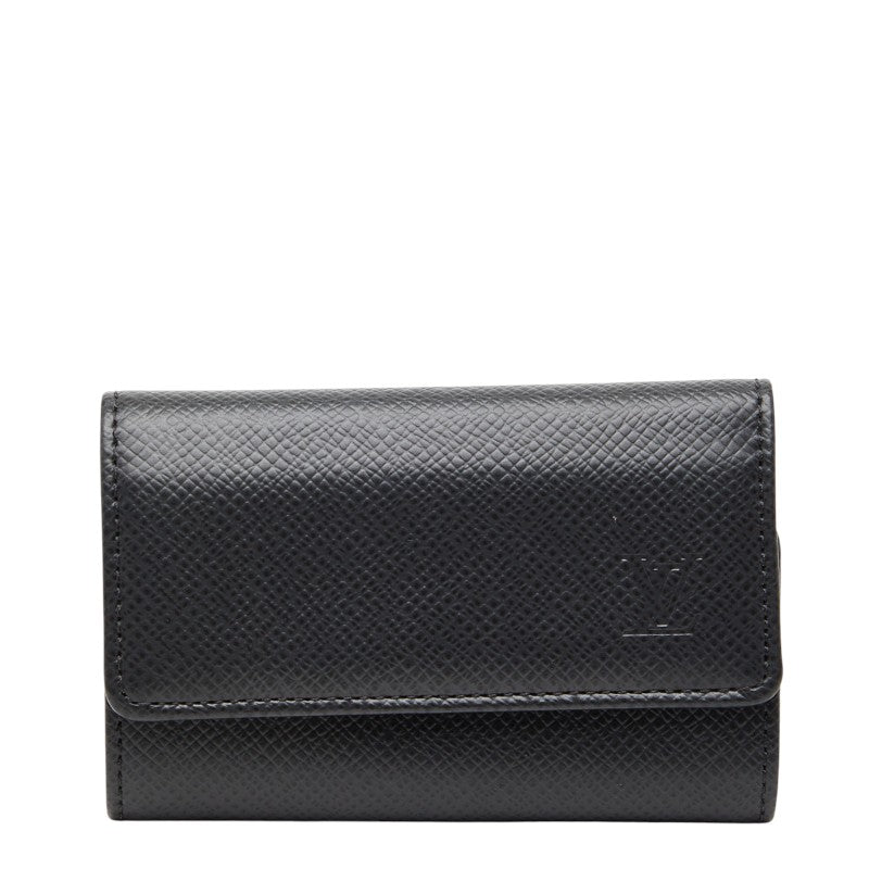 ルイ ヴィトン タイガ ミュルティクレ6 キーケース M30532 アルドワーズ ブラック レザー メンズ LOUIS VUITTON 【中古】