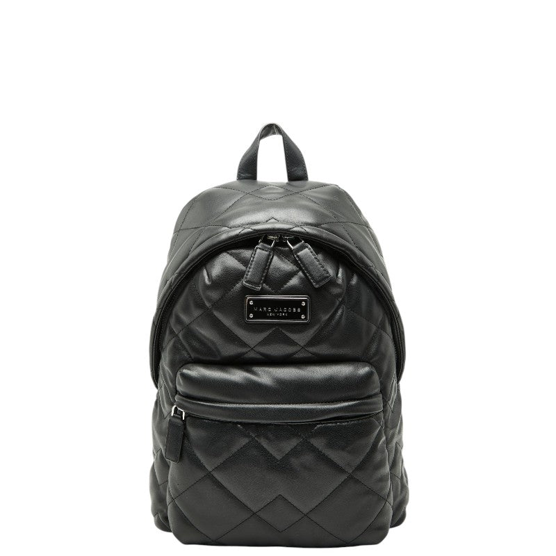 マークジェイコブス キルティング リュック バックパック ブラック 合成皮革 ナイロン レディース MARC JACOBS 中古