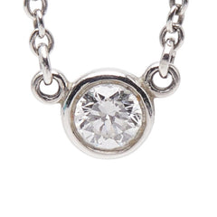 ティファニー バイザヤード ネックレス Pt950 プラチナ レディース TIFFANY&Co. 【中古】