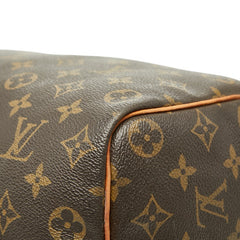 ルイ ヴィトン モノグラム スピーディ35 ハンドバッグ ミニボストンバッグ M41524 ブラウン PVC レザー レディース LOUIS VUITTON 【中古】