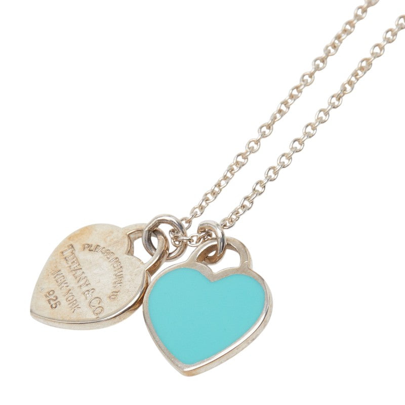 ティファニー リターントゥ ネックレス シルバー ブルー SV925 シルバー レディース TIFFANY&Co. 中古