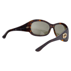 グッチ インターロッキング サングラス GG2966 ブラウン プラスチック レディース GUCCI 【中古】