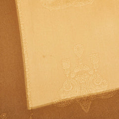 カルティエ 総柄 スカーフ ブラウン シルク レディース CARTIER 【中古】