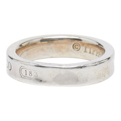 ティファニー 1837 ナロー リング 指輪 SV925 シルバー レディース TIFFANY&Co. 中古