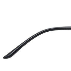 レイバン サングラス オーバル ハーフリム RB3312 シルバー ブラック メタル メンズ Ray-Ban 中古
