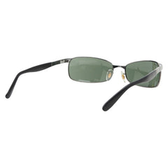 レイバン サングラス シルバー ブラック メタル ラバー メンズ Ray-Ban 【中古】