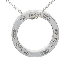 ティファニー 1837 ナロー ネックレス SV925 シルバー レディース TIFFANY&Co. 【中古】