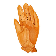 エルメス Hロゴ 片手用 ゴルフグローブ 手袋 片手用 オレンジ ヌバック レディース HERMES 【中古】