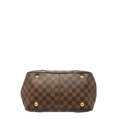 ルイ ヴィトン ダミエ ヴェローナPM ハンドバッグ N41117 ブラウン PVC レザー レディース LOUIS VUITTON 【中古】