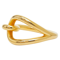 エルメス ジャンボ スカーフリング ゴールド メッキ レディース HERMES 【中古】