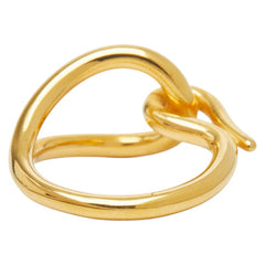 エルメス ジャンボ スカーフリング ゴールド メッキ レディース HERMES 【中古】